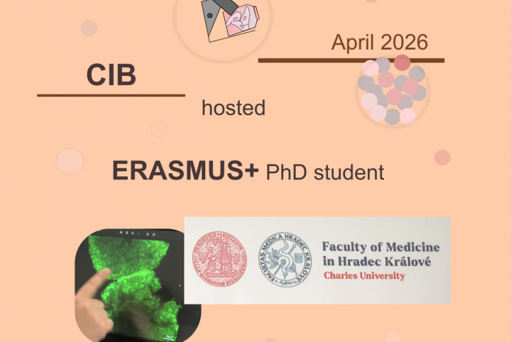 CIB hosted PhD student from Faculty of Medicine in Hradec Králové
