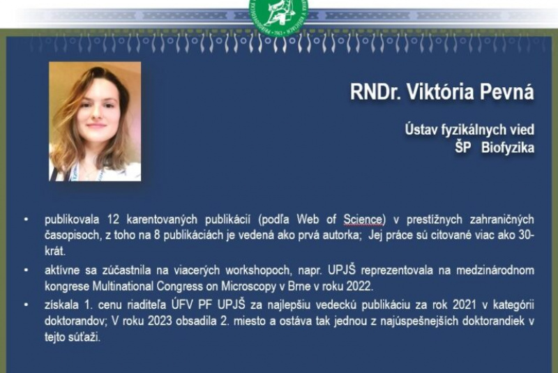 Novinky a články / Cena dekana 2023 - foto