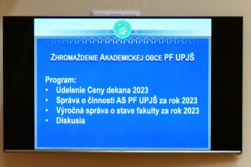 Novinky a články / Cena dekana 2023 - foto Novinky a články / Cena dekana 2023 - foto