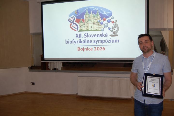 RNDr. Michal Nemergut, PhD., Receives the Slovak Biophysical Society Award and the Scientific Qualification Degree VKS IIa